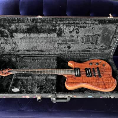 Kiesel Carvin HF2 Fatboy Allan Holdsworth Flamed Koa image 2