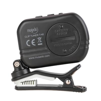 Musedo T-40 Clip-On Tuner for Guitar Bass Violin Ukulele Includes Battery Sweet! image 2