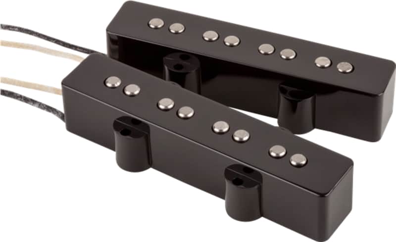 Fender Pure Vintage '62 4-String J-Bass Pickup Set, Black image 1