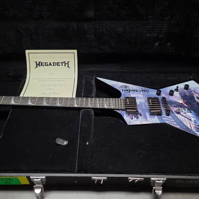 Dave Mustaine's Dean USA Custom Shop Dystopia Zero GRAMMY Album Cover Artist Signed World Tour Stage Played Megadeth Dave Mustaine Signature Explorer Electric Guitar Pre-Gibson Era image 8