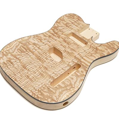 Solo TCK-10 DIY Electric Guitar Kit With Ash Burl Top image 3