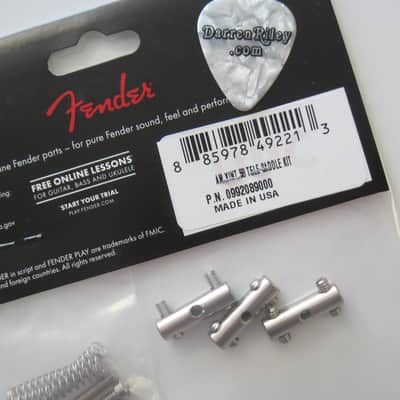 Fender USA American Vintage 58 Telecaster Saddles 0992089000 image 2