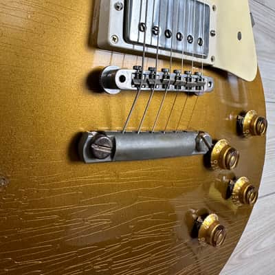 Gibson Custom 1957 Les Paul Goldtop Reissue Electric Guitar - Murphy Lab Ultra Heavy Aged Double Gold image 10