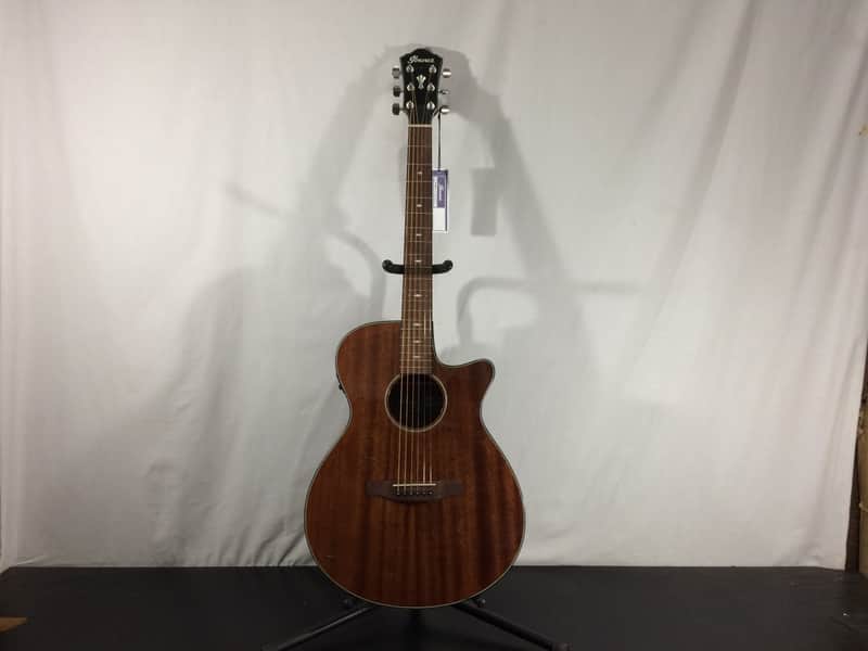 Fair Ibanez AEG62 AEG Series Acoustic-Electric Guitar, Natural Mahogany Hi-Gloss image 1