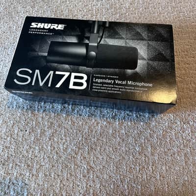 Shure SM7B Cardioid Dynamic Microphone 2001 - Present - Black image 1