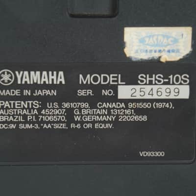 YAMAHA SHS-10 Silver FM Synthesizer Keyboard SHS10 Shoulder Keyboard Keytar w/ 100-240V PSU image 10
