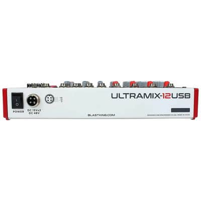 Blastking ULTRAMIX-12USB 12 Channel Analog Stereo Mixing Console w/ Bluetooth image 4