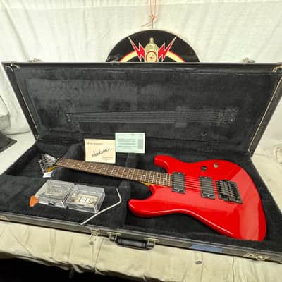 Jackson USA Custom Shop Dinky HH Guitar with Case - Red image 1