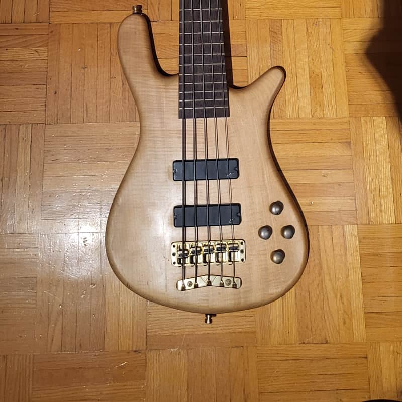 2002 Warwick Streamer LX 5 Natural Oil Finish