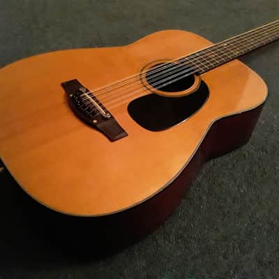Vintage 70's Aria 12-String Acoustic Guitar MIJ Matsumoku + Case image 8