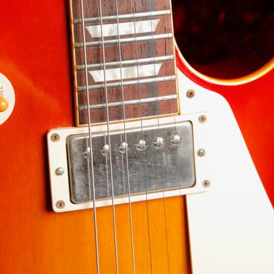 Gibson Custom 1958 Les Paul Standard VOS Cherry Sunburst Electric Guitar 2003 Pre-Owned image 5