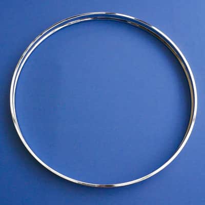 Gretsch Champagne Sparkle Bassdrum Hoop 22" Stop Sign Vintage image 14