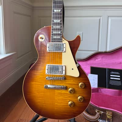 2026 Gibson Custom Shop Les Paul Standard ‘59 Reissue R9 VOS - Iced Tea Burst image 3