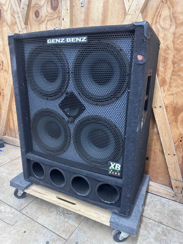 Genz-Benz GB410T-XB2 700-Watt Bass Guitar Speaker Cabinet - READ image 1