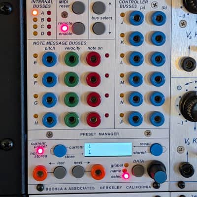Buchla 225e MIDI Decoder / Preset Manager 2010s - Silver image 4