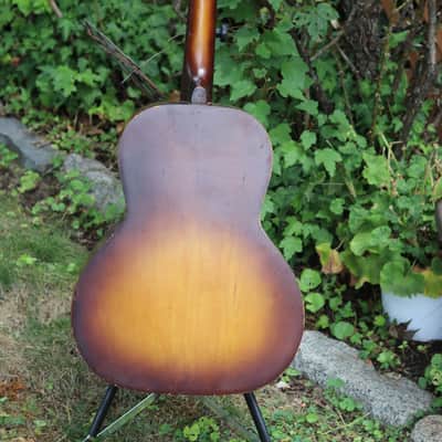 Kay flattop 1950's 1960's - sunburst image 11