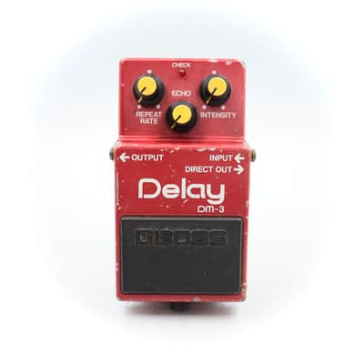 Boss DM-3 Delay 1984 Made in Japan ACA Vintage Guitar Effect Pedal 499400 image 2