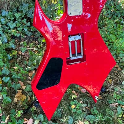 BC Rich Warlock Reverse Headstock Red 1994 NJ Series image 9