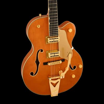 Gretsch Synchromatic Nashville Hollow Body with Bigsby 50's Orange Stain With Case image 5