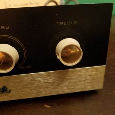 Heathkit Mono Integrated Tube Amp EA2 Stancor Transformers Hifi 1958 - black and gold image 5