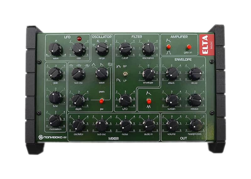 Elta Music Polivoks Mini Analog Synthesizer - Green CLEARANCE image 1