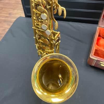 H.N. White Cleveland Alto Saxophone 1955 - Brass Lacquer image 3