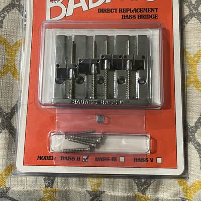 Leo Quan Badass Bass II Bridge 2010s - Chrome image 1