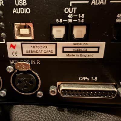 NEVE 1073OPX with ADAT/USB CARD image 5