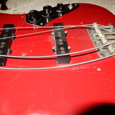 Fender American Vintage '66 Jazz Bass 1966 (RED) image 13