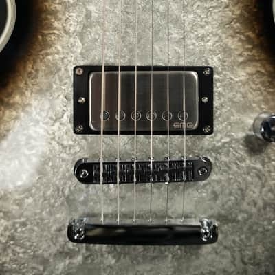 ESP Original Eclipse Custom Silver Liquid Metal Burst image 4