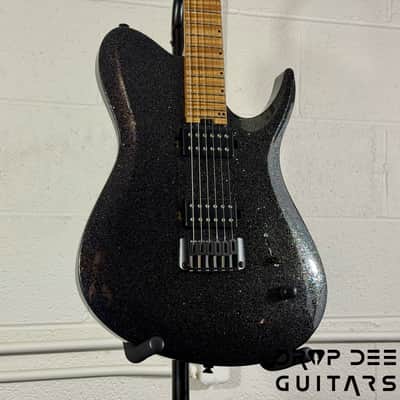 Balaguer USA Series Seraph Modern Electric Guitar w/ Case (524) - Gloss Metallic Black image 3