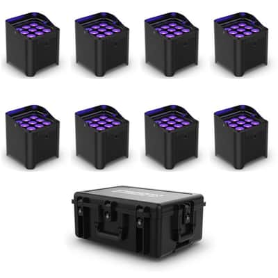 Chauvet DJ Freedom Par H9 IP Wash Light - 8 Pack with Case image 2