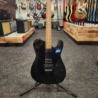 Suhr Modern T Custom Firehouse Guitars Exclusive Electric Guitar, Roasted Maple Fingerboard, Graphite Metallic image 2