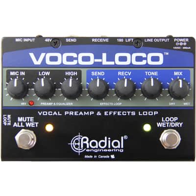 Radial Voco Loco Microphone Effects Loop and Switcher for Voice or Instrument image 1