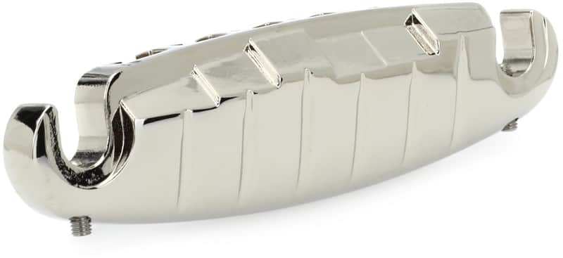 Graph Tech PM-8595-N0 ResoMax Sonic 1 One Piece Wraparound Bridge - Nickel image 1
