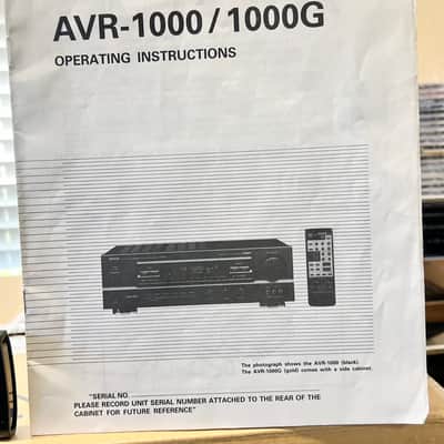 Denon AVR-1000 5.1 Ch 70W Receiver w/ Remote, Box, Instructions; Tested SEE VIDEO image 12