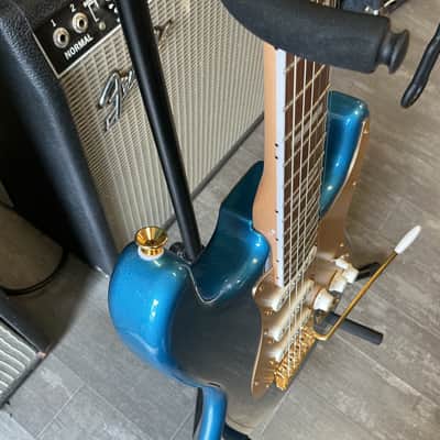 Squier 40th Anniversary Gold Edition Stratocaster 2022 - Present - Lake Placid Blue used image 3