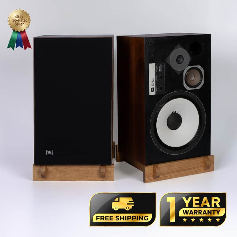 JBL L100 Century Speakers Pair Restored Walnut Free Shipping 1-Year Warranty image 1