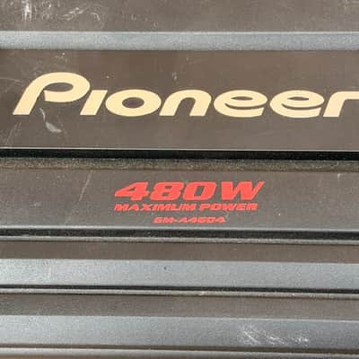 Pioneer GM-A4604 4-Channel Bridgeable Car Amplifier 480W Max Used image 10