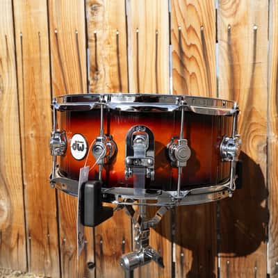 DW Design Series Tobacco Sunburst Lacquer 6 x 14" Maple Snare Drum (2026) image 2
