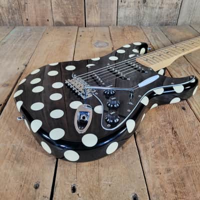 Fender Buddy Guy Stratocaster 2021 - Black and White Polka Dot image 10