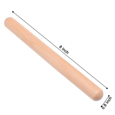 2 Pairs Classical Wood Claves Musical Percussion Instrument, 8 Inch Rhythm Natural Hardwood Sticks With A Carry Bag image 5