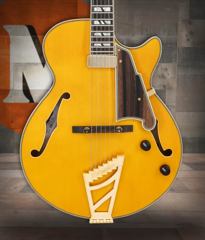D'Angelico Excel SS Thinline Hollow Body - Amber (DAESSSAMBGT)