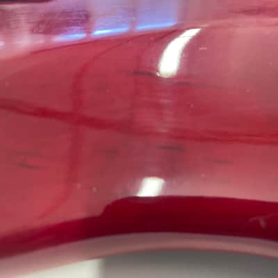 Fender/Warmoth partscaster stratocaster 1997 - transparent red image 10