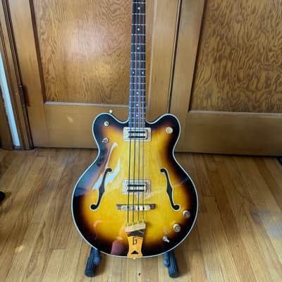 Gretsch G6072 Long Scale Hollow Body Bass 2003 - 2006 - Golden Sunburst image 1