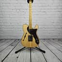 USED Fender American Deluxe Telecaster Thinline Electric Guitar Natural