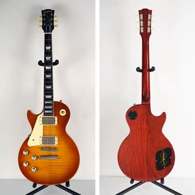 2025 Epiphone Inspired by Gibson Les Paul 1960 Reissue Left-Handed Lefty Washed Cherry Sunburst image 3