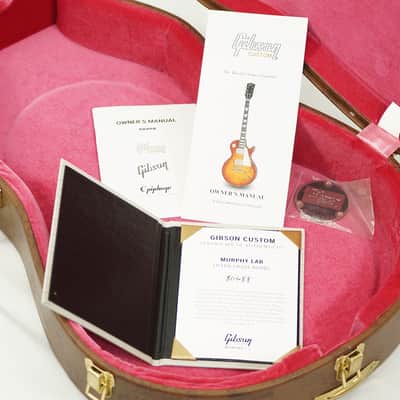 Gibson Custom Shop 2020 Murphy Lab 1958 Les Paul Standard Reissue Ultra Light Aged (Bourbon Burst) [USED] image 19