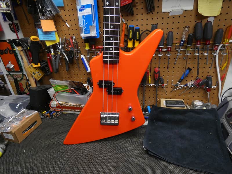 Arbor Explorer Bass 1987 - Dayglo Signal Red image 1