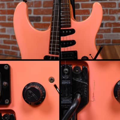 Fender HM Strat Flash Pink 1988 w/Hard Shell Case image 13